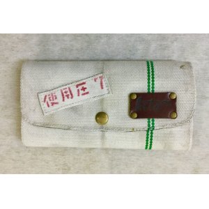 画像: 消防ホース&牛革のお財布(お財布ポシェットにも！)